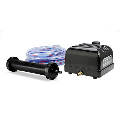 Air pump or oxygen pump for suppliying oxygen to ponds