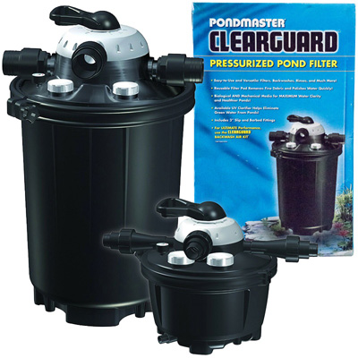 Clearguard Pressurized Pond Filters